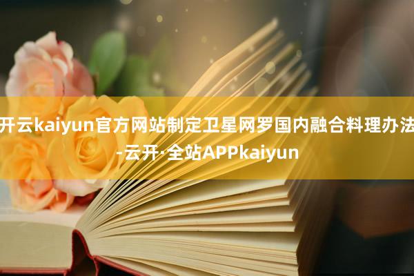 开云kaiyun官方网站制定卫星网罗国内融合料理办法-云开·全站APPkaiyun